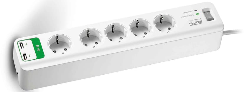 APC SurgeArrest Essential 10A Extern 5st Power CEE 7/7 Vit