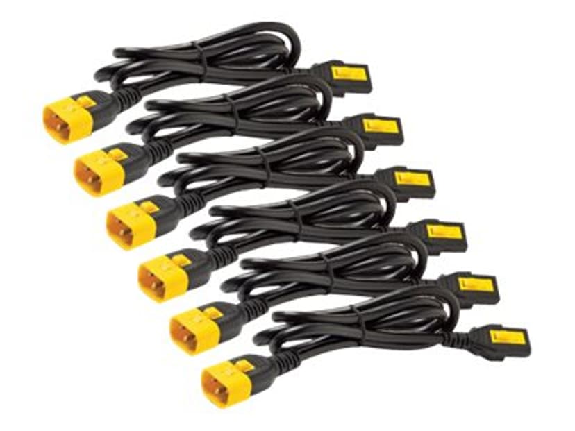 APC Power Cord Kit (6 Ea) Locking C13 To C14 1.8m 1.83m C13 liitin C14 liitin Musta