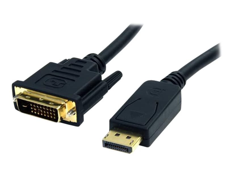 Startech 6 ft DisplayPort to DVI Cable M/M 1.8m DisplayPort DVI-D Musta