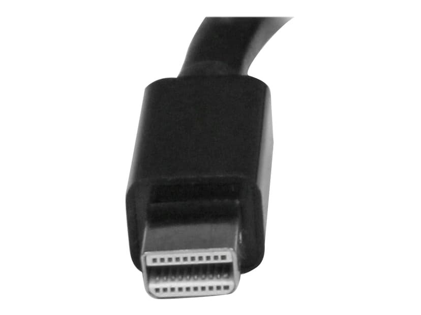 Startech Travel A/V adapter: 2-in-1 Mini DisplayPort to HDMI or VGA converter videomuunnin 0.15m Musta