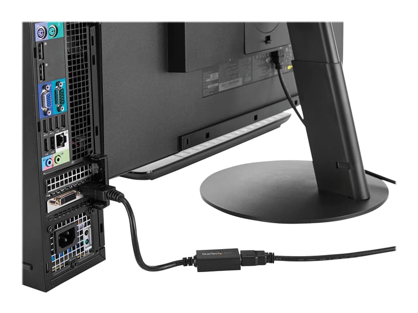 Startech Displayport To HDMI Video Adapter Converter 0.21m DisplayPort HDMI Musta