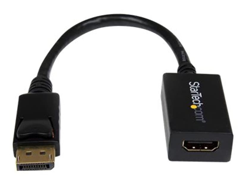 Startech Displayport To HDMI Video Adapter Converter 20 nastan näyttöporttiliitin Uros HDMI Tyyppi A Naaras