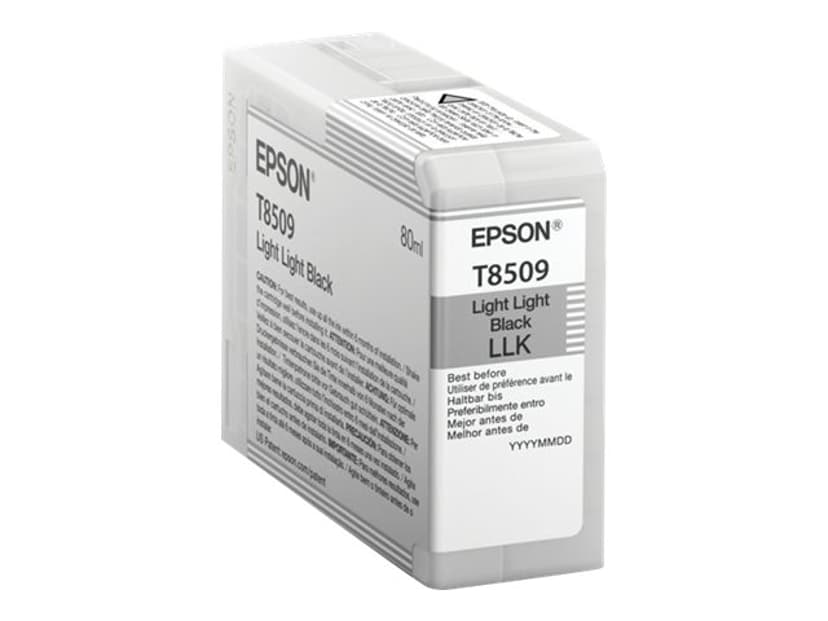 Epson Muste Kevyt Light Musta HD T8509 80ml - SUREColor P800