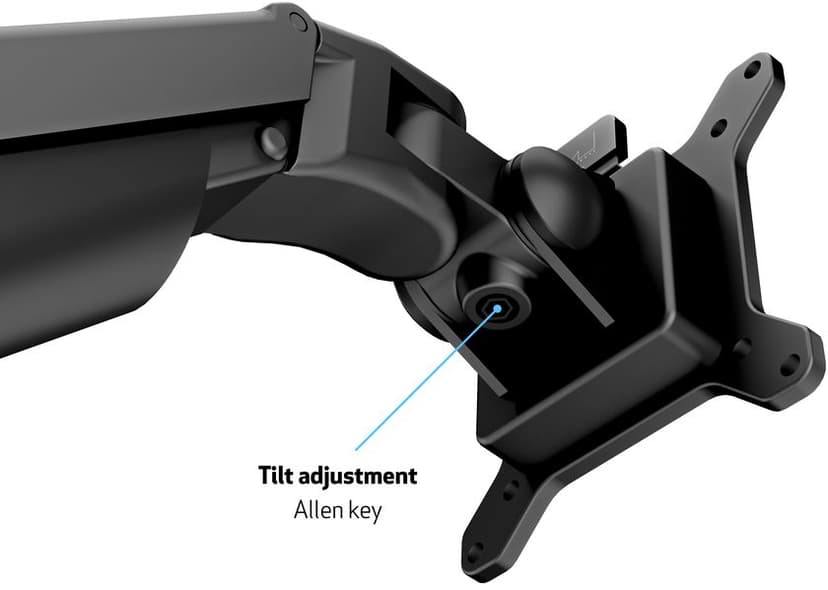 Multibrackets M VESA Gas Lift Arm Single HD