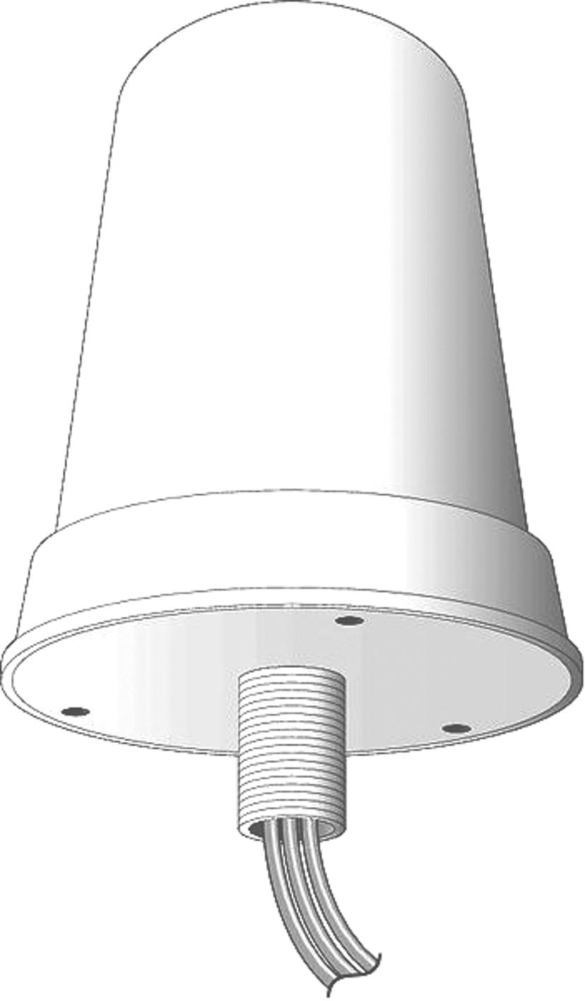 Cisco Aironet 2.4-GHz MIMO Wall-Mounted Omnidirectional Antenna