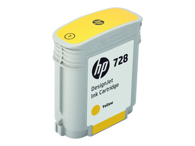 HP Muste Keltainen 728 130ml - DJ T730