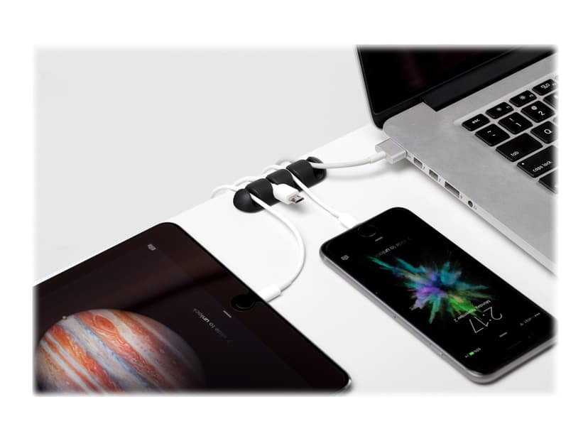 Bluelounge Cabledrop Multi Svart 2-Pack