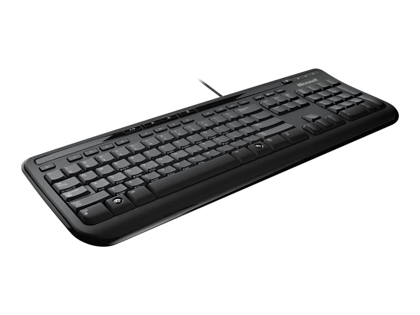 Microsoft Wired Keyboard 600 Langallinen, USB Yhdysvaltain Näppäimistö