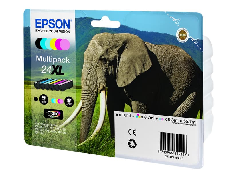 Epson Muste Monipakkaus Kuva 24XL 6-Color
