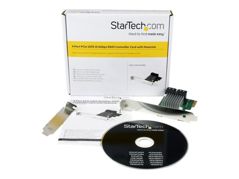 Startech 4 Port PCI Express SATA III RAID Card w/ HyperDuo SSD Tiering