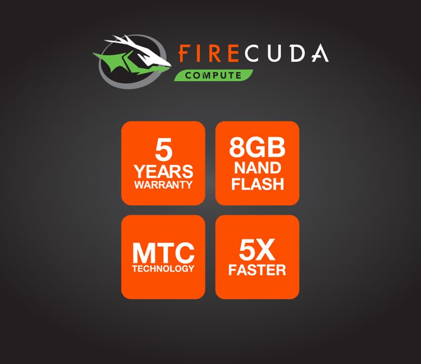 Seagate Firecuda SSHD Serial ATA-600 2.5" 500GB Serial ATA-600