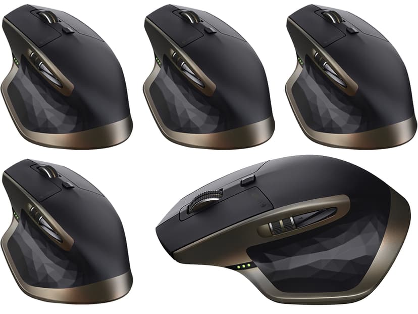Logitech MX Master - 5-pack Trådlös 1,600dpi Mus Svart