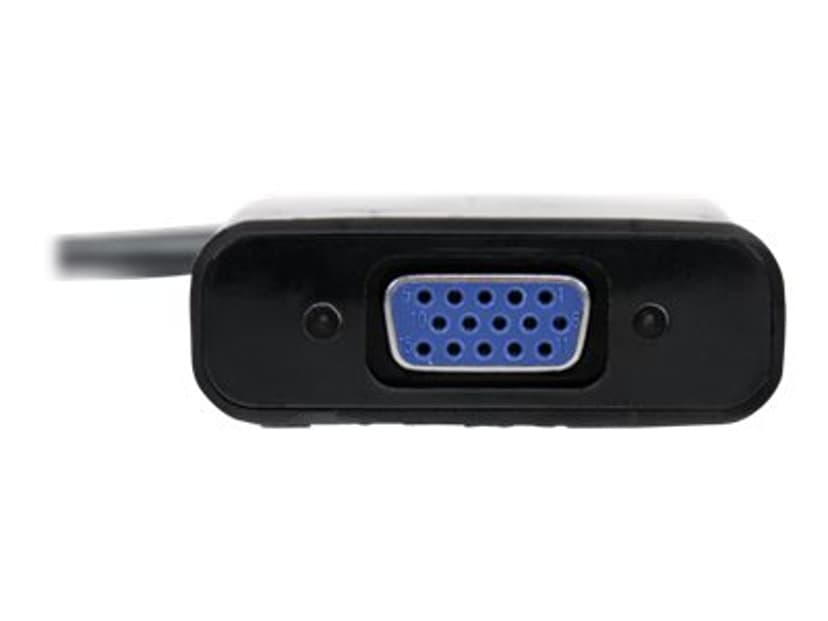 Startech HDMI to VGA Video Adapter with Audio for Laptop / Ultrabook videokonverterare 0.25m 19-stifts HDMI typ A Hane 15 pin HD D-Sub (HD-15), 5-stifts mikro-USB typ B, Minitelefon 3,5 mm Hona
