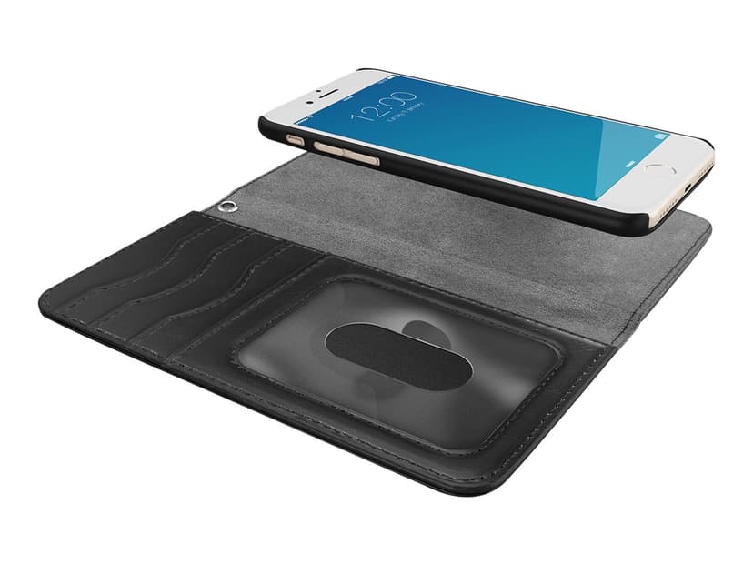 iDeal of Sweden Magnet Wallet+ Vikbart Fodral För Mobiltelefon iPhone 6/6s, iPhone 7, iPhone 8, iPhone SE (2020), iPhone SE (2022) Svart