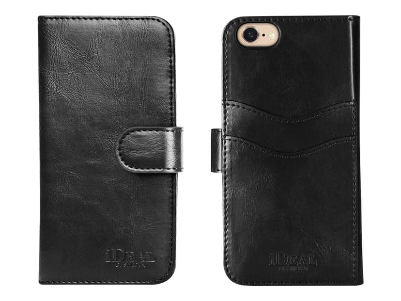 iDeal of Sweden Magnet Wallet+ Flipomslag Til Mobiltelefon iPhone 6/6s, iPhone 7, iPhone 8, iPhone SE (2020), iPhone SE (2022) Sort