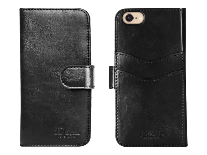 iDeal of Sweden Magnet Wallet+ Läppäkansi Matkapuhelimelle iPhone 8, iPhone 7, iPhone 6/6s Musta