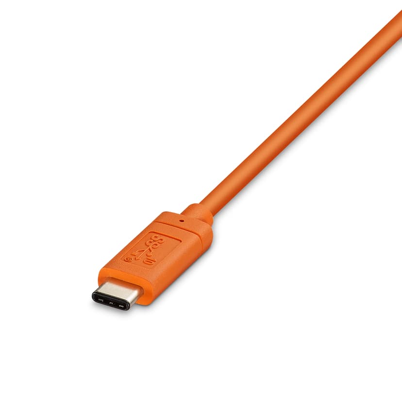 LaCie Rugged USB-C 4TB Oransje, Sølv