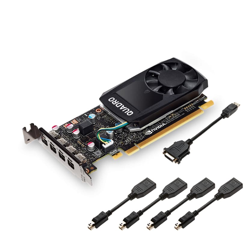 P600 Modules PNY Quadro P600 2GB DP 2GB PCI Express 3.0 x16 (VCQP600-PB) | Dustin.se