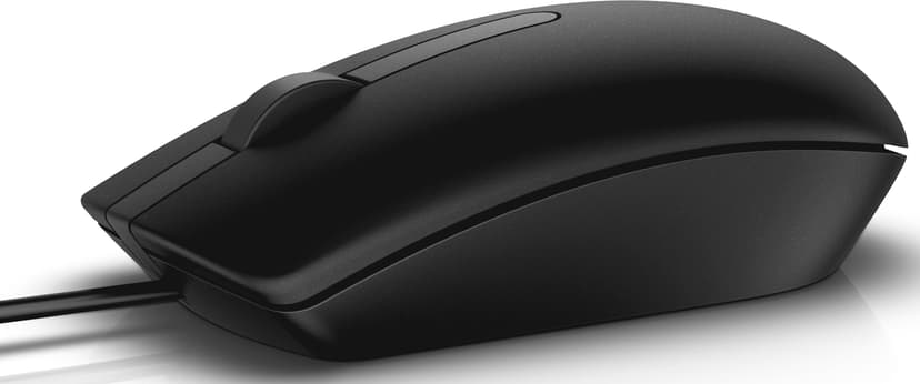 Dell MS116 Optical Mouse Kabelansluten 1000dpi Mus Svart