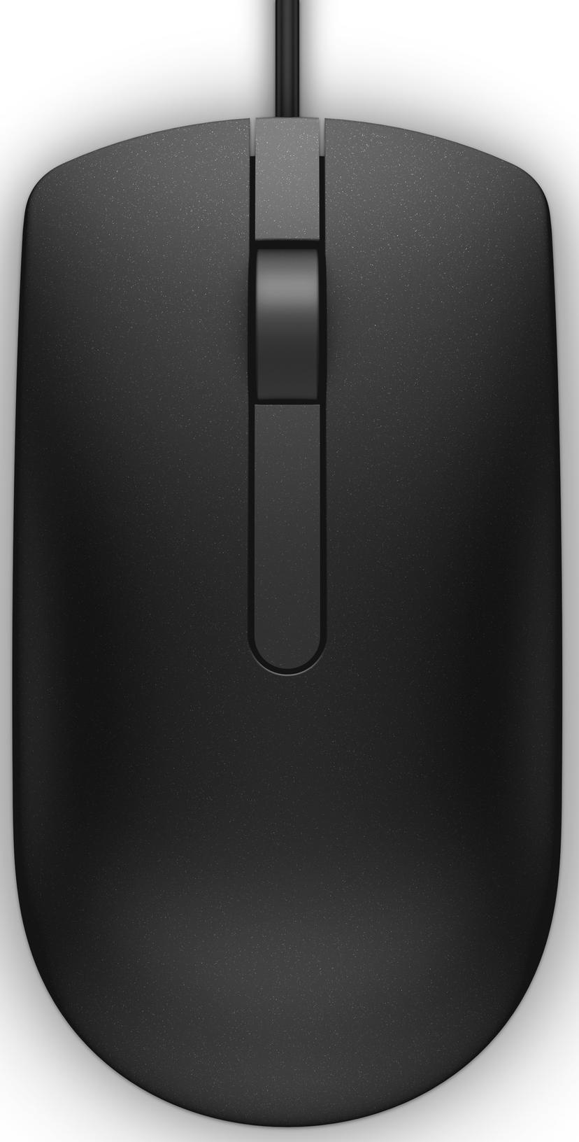 Dell MS116 Optical Mouse Kabelansluten 1000dpi Mus Svart