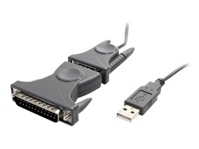 Startech USB to RS232 DB9/DB25 Serial Adapter Cable 0.9m USB A-tyyppi DB-9