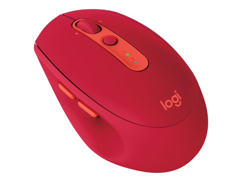 Logitech M590 Silent Trådlös 1000dpi Mus Röd