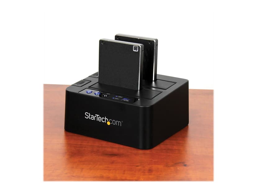 Startech 3.5"/2.5" SATA dupliceringsdockningsstation USB 3.1