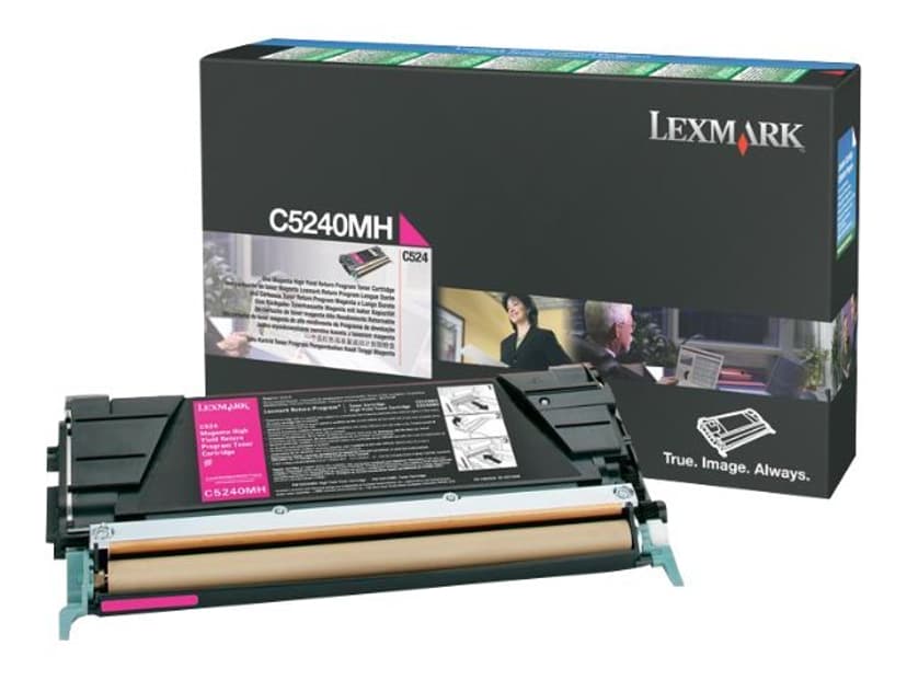 Lexmark Toner Magenta 5k C524 Return