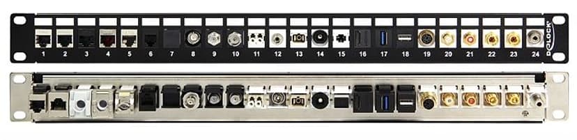 Delock Patchpanel 24 portar