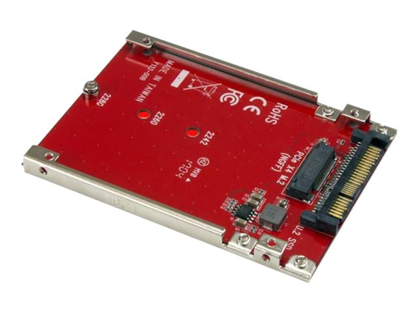 Hemmelighed Forge dessert Startech M.2 Drive to U.2 (SFF-8639) Host Adapter for M.2 PCIe NVMe SSDs  (U2M2E125) | Dustin.dk