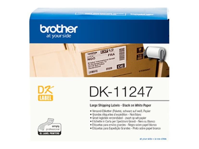 Brother Labels Adress DK-11247 103x164mm 180pcs White