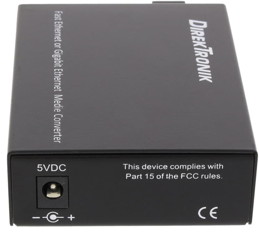 Direktronik 33-4744 Glasvezel mediaconverter RJ-45 SC enkele modus