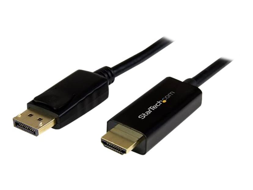 Startech DisplayPort to HDMI Adapter Cable 3m DisplayPort HDMI Musta