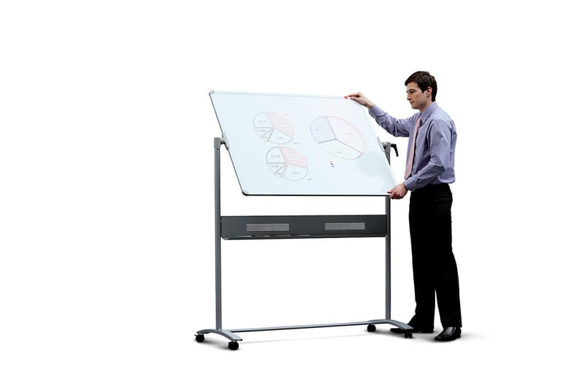 Nobo Whiteboard Mobil 150x120cm Emaljerad