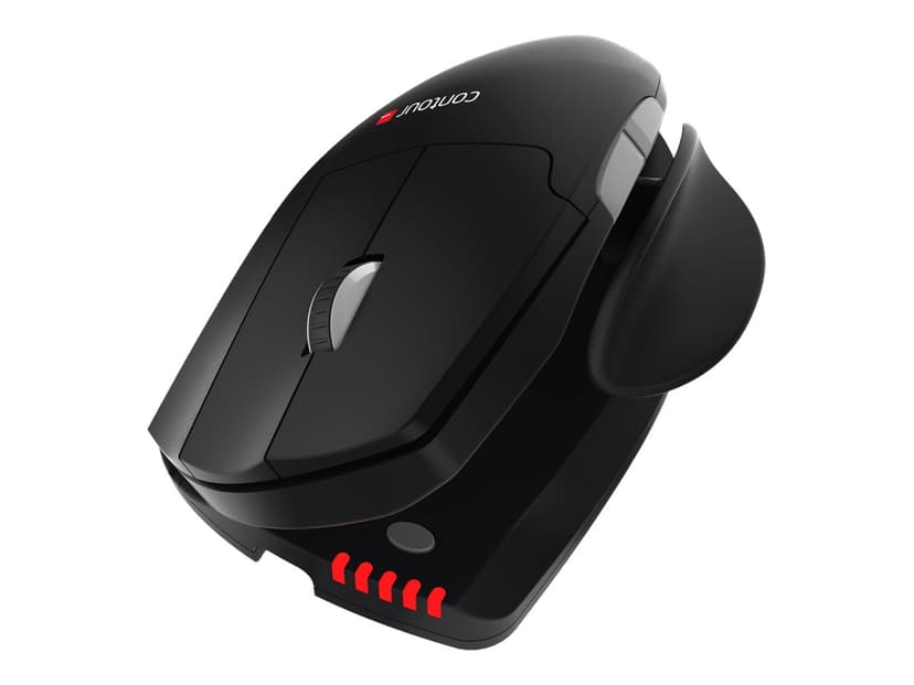 Contour Design Unimouse Wireless Vänster Trådlös 2800dpi Mus Svart