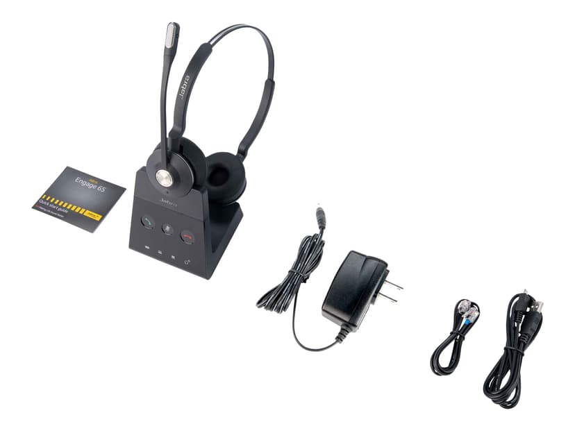 Jabra Engage 65 Headset Stereo Svart