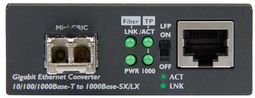Startech Gigabit Ethernet Fiber Media Converter