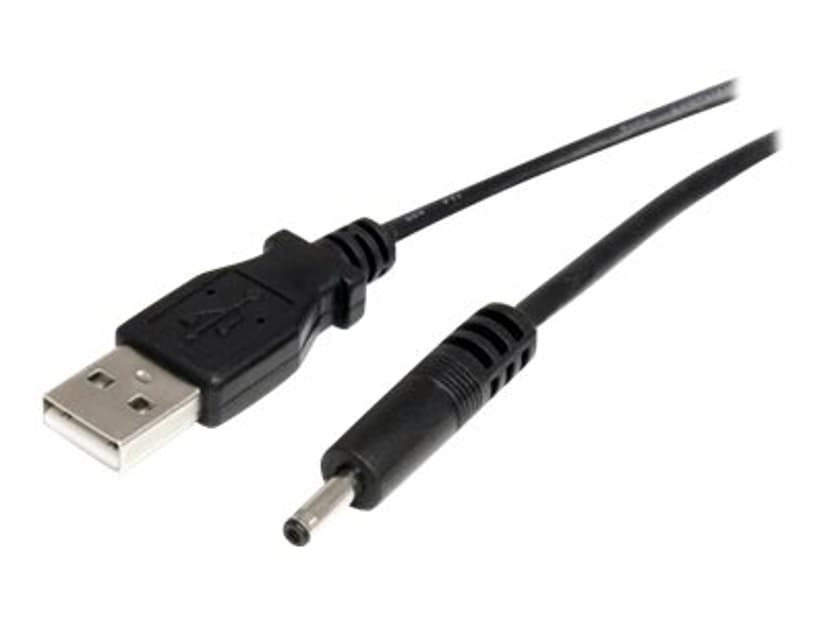 Startech USB A Male To 3.4 DC Plug 0.9m USB A Barrel type H Musta