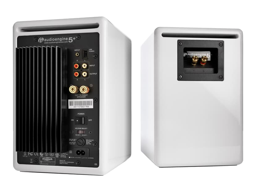 Audioengine A5+ Bluetooth - White Musta, Valkoinen