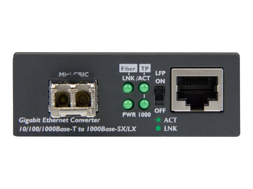 Startech Gigabit Ethernet Fiber Media Converter