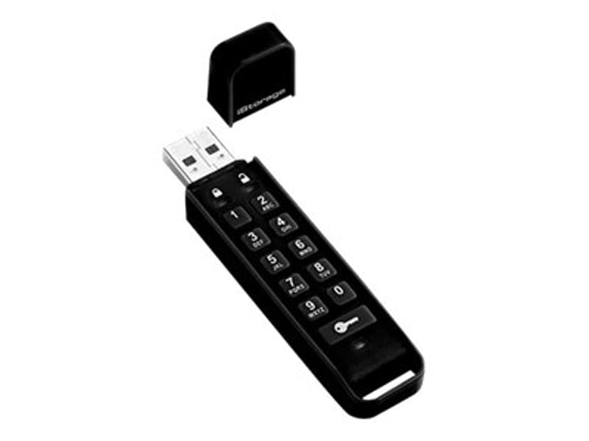 Istorage datAshur Personal2 8GB 8GB USB A-tyyppi Musta