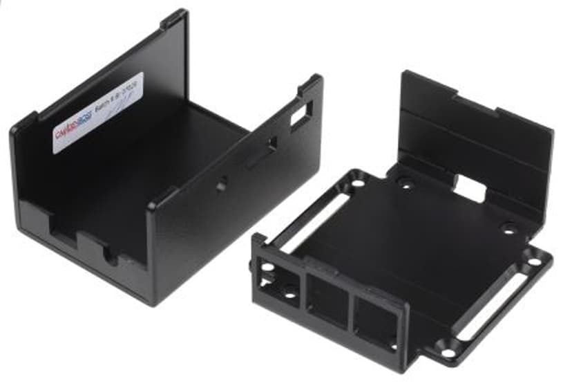 Rs Pro Raspberry Pi & Pi POE Hat chassi svart