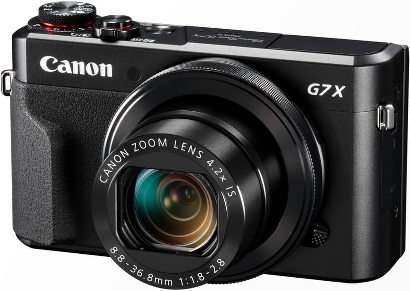 Canon Powershot G7 X Mark II + 64GB MicroSD A2 V30 UHS-I U3