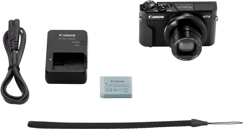 Canon Powershot G7 X Mark II + 64GB MicroSD A2 V30 UHS-I U3
