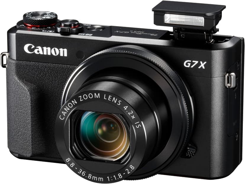 Canon Powershot G7 X Mark II + 64GB MicroSD A2 V30 UHS-I U3