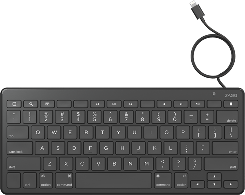 Zagg Lightning Keyboard Wired Lightning Nordiska länderna