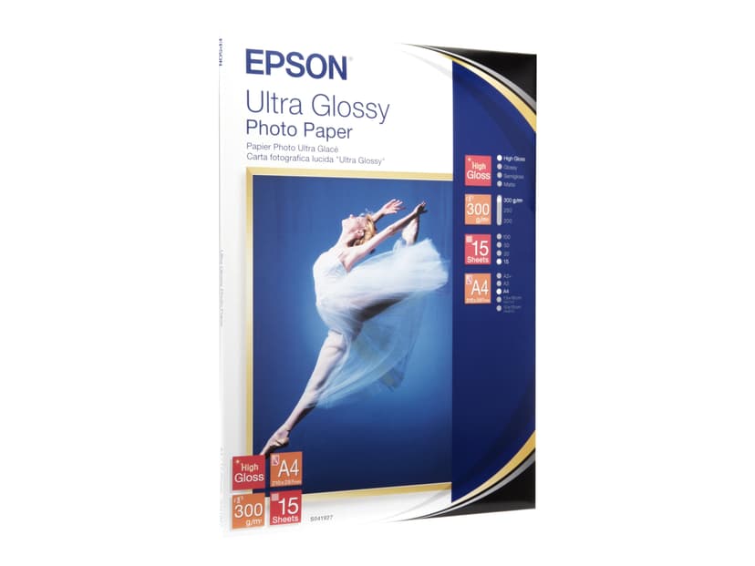 Epson Paperi Photo Ultra Glossy A4, 15 arkkia, 300 g