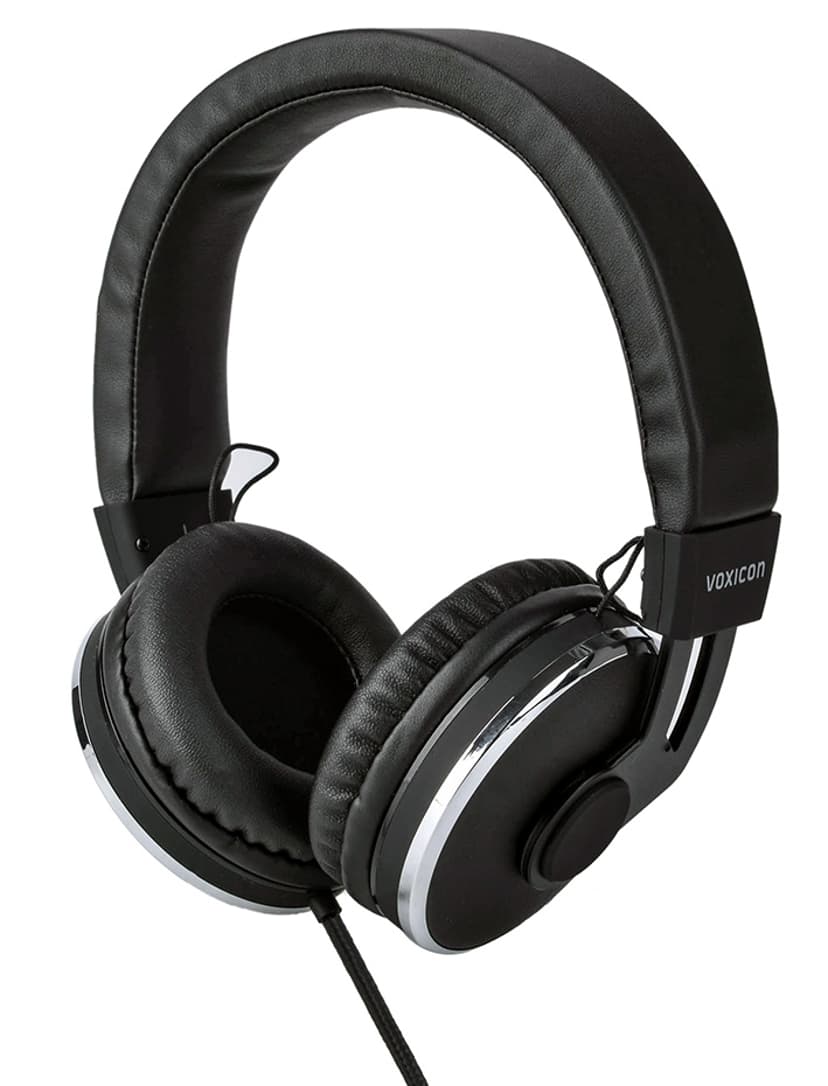 Voxicon Over-Ear Headphone 892 Hörlurar 3,5 mm kontakt Stereo Svart