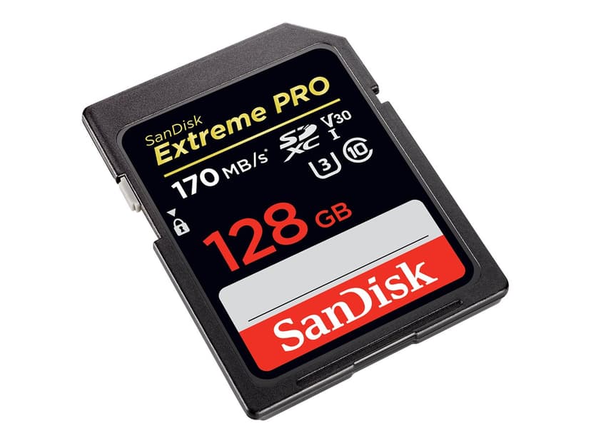 SanDisk Extreme Pro 128GB SDXC UHS-I minneskort