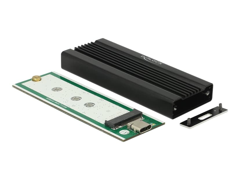 Delock Drevkabinett USB 3.1 (Gen 2) Svart